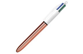 BIC 4 COLOURS PEN ROSE GOLD